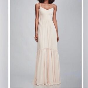 NWT THEIA The‎ Eddie Bridesmaid Dress petal chiffon pink size 8